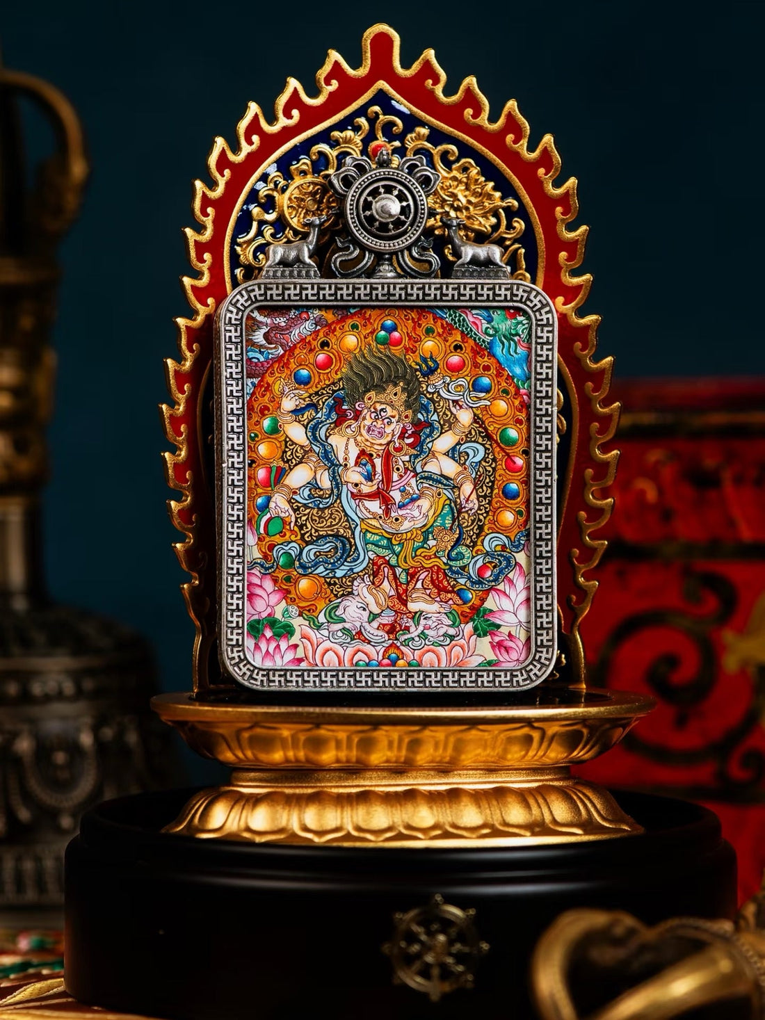 How Thangka Paintings Are Made: The Sacred Process Behind the Canvas - ORIENTGEM