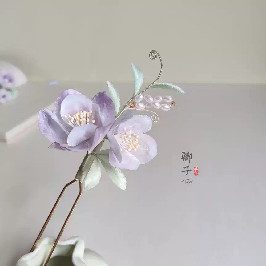 ZheQiongZhi Ronghua Flower Hairpin