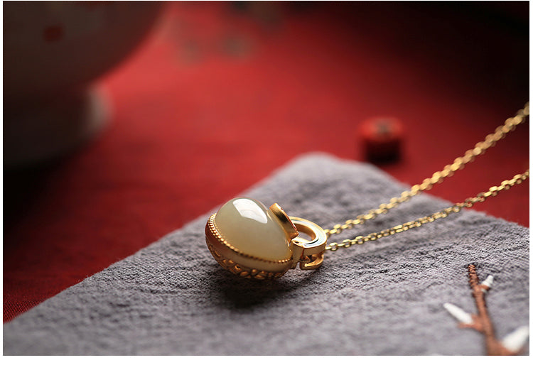 Lucky Bag Jade Necklace| Jade Jewelry