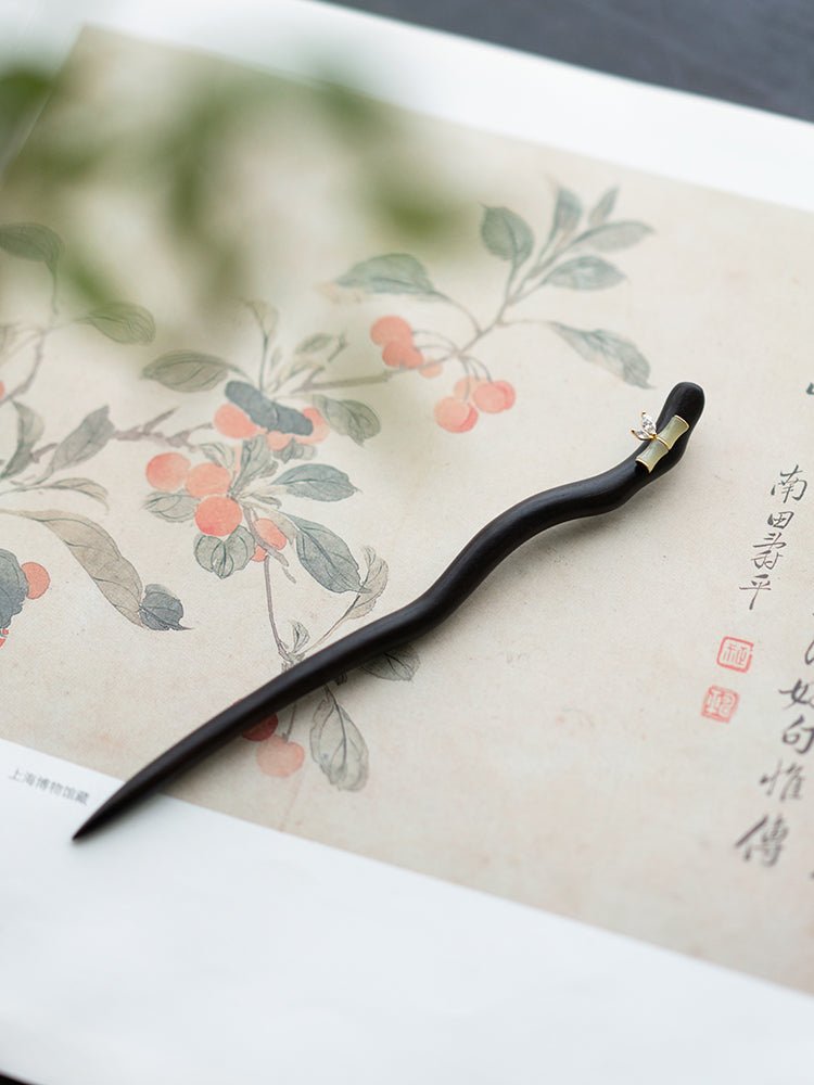 Bamboo Hairpin | Jade Jewelry - Hairpin - ORIENTGEM