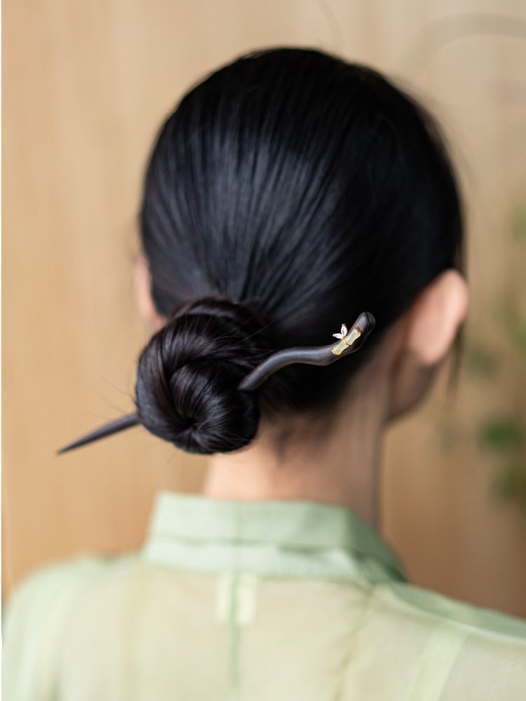 Bamboo Hairpin | Jade Jewelry - Hairpin - ORIENTGEM