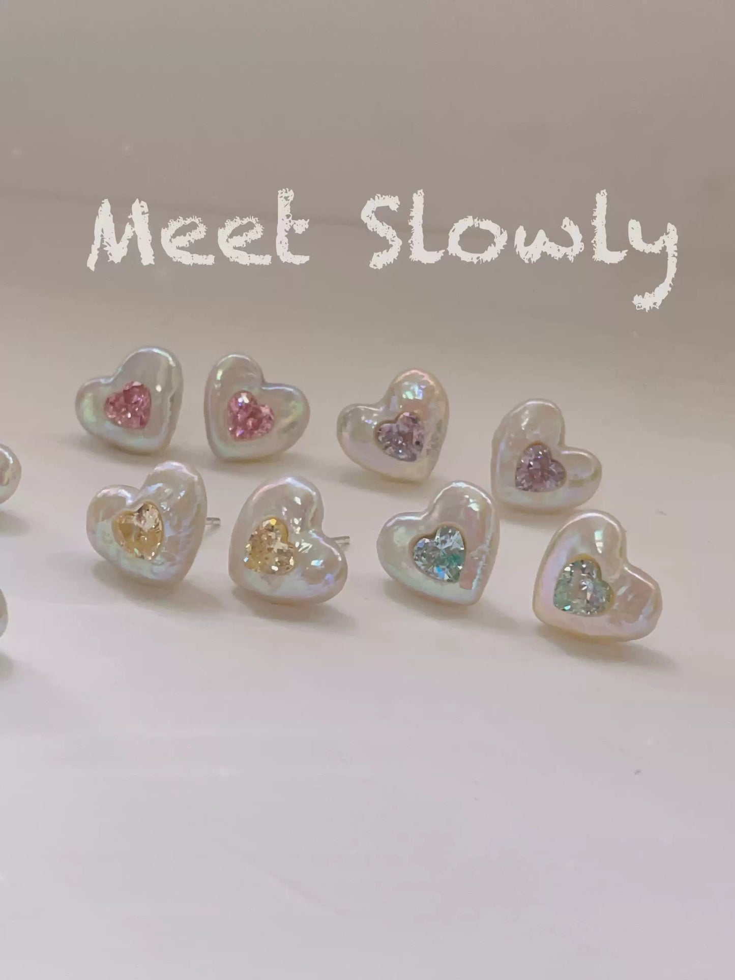 Baroque Heart Shaped Pearl Earrings - earring - ORIENTGEM