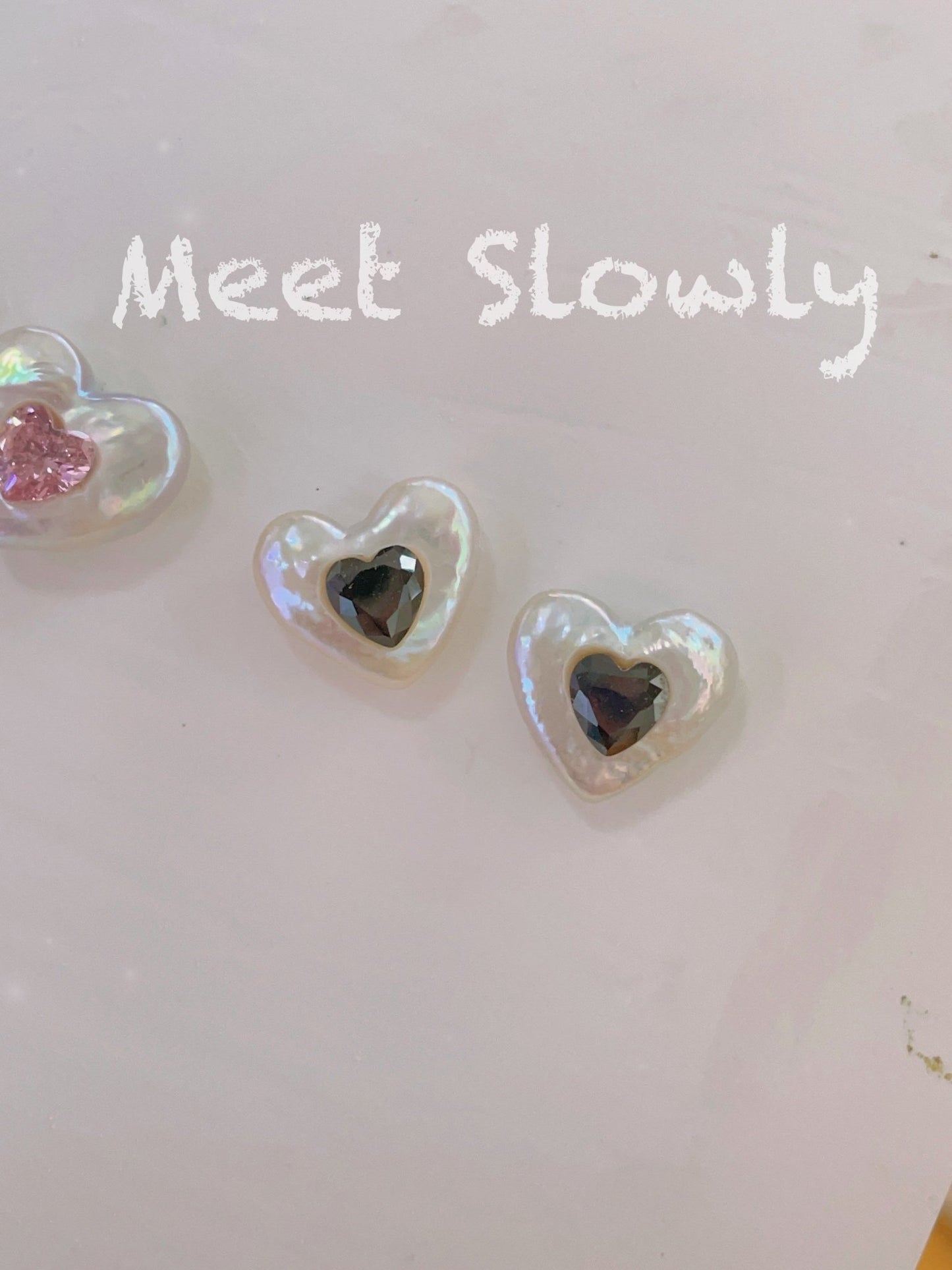 Baroque Heart Shaped Pearl Earrings - earring - ORIENTGEM