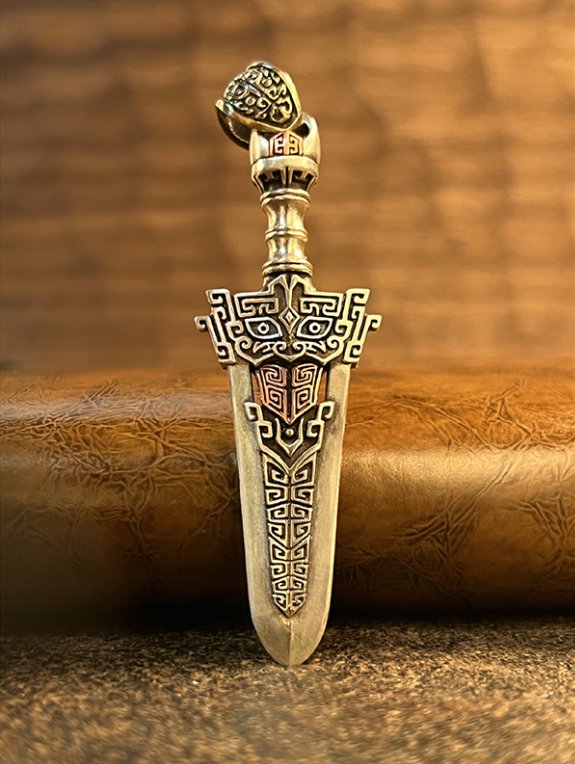 Bronze Sword Pendant (Only pendant no necklace) - Pendant - ORIENTGEM