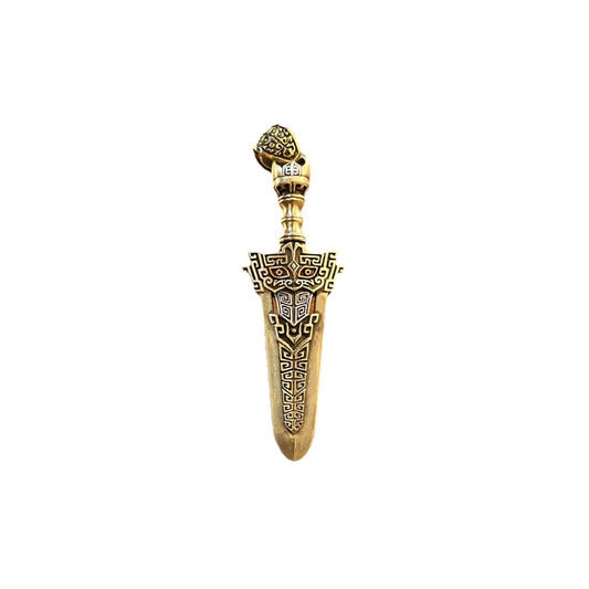 Bronze Sword Pendant (Only pendant no necklace) - Pendant - ORIENTGEM
