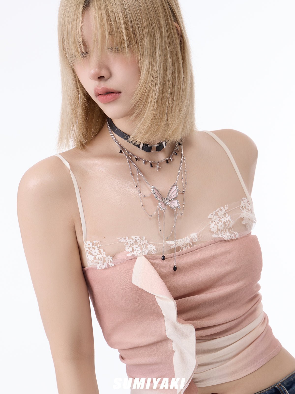 Cocoon Butterfly Necklace - necklace - ORIENTGEM