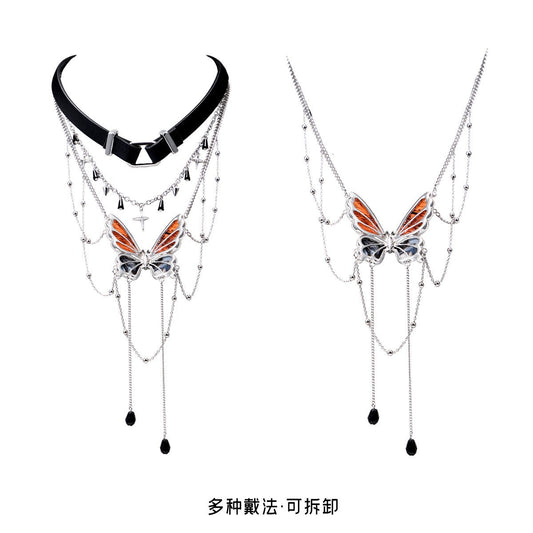 Cocoon Butterfly Necklace - necklace - ORIENTGEM