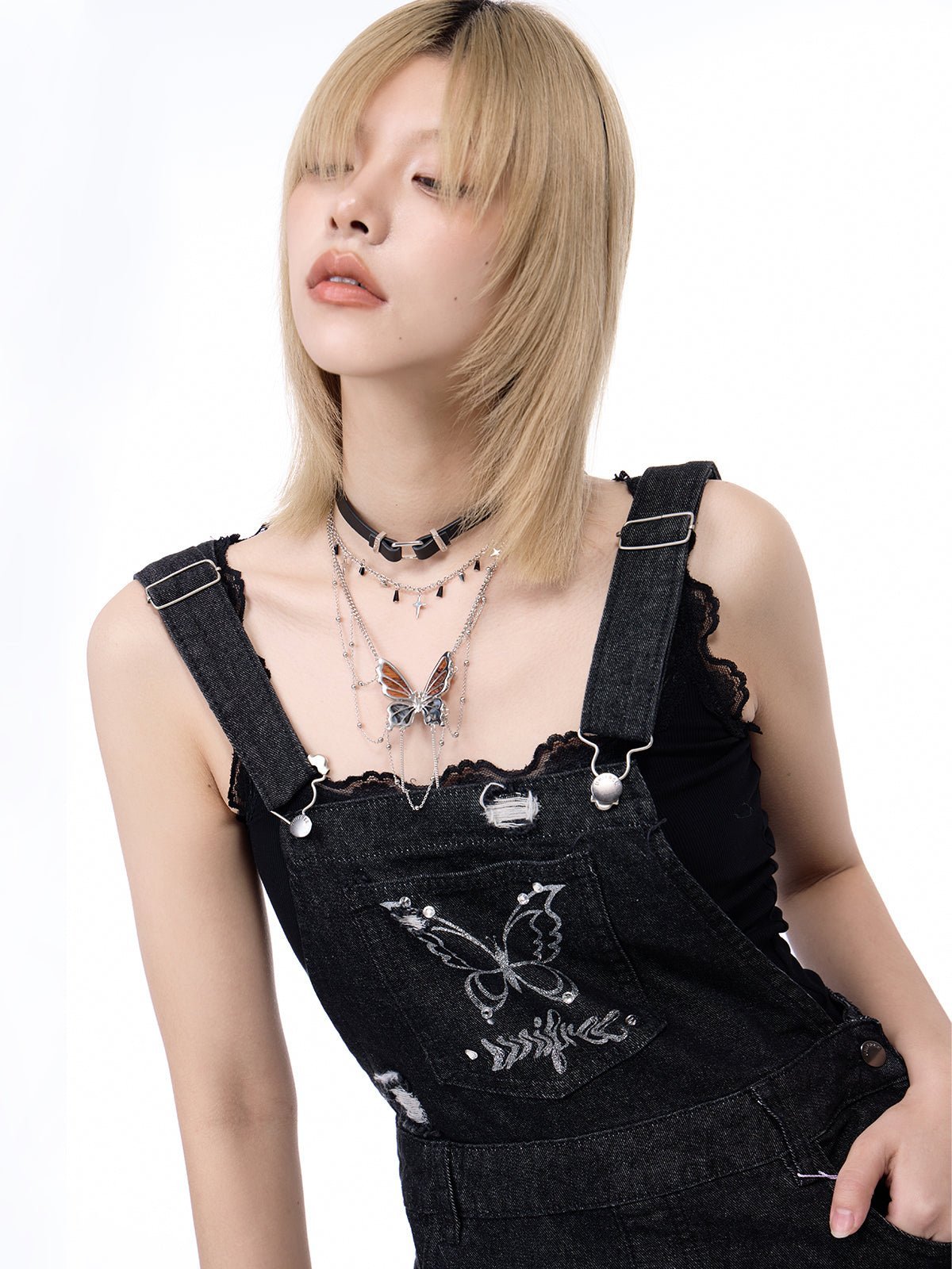 Cocoon Butterfly Necklace - necklace - ORIENTGEM
