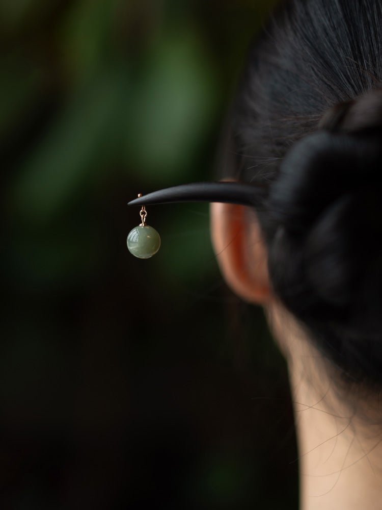CuiLan Hairpin -Jade Jewelry- ORIENTGEM