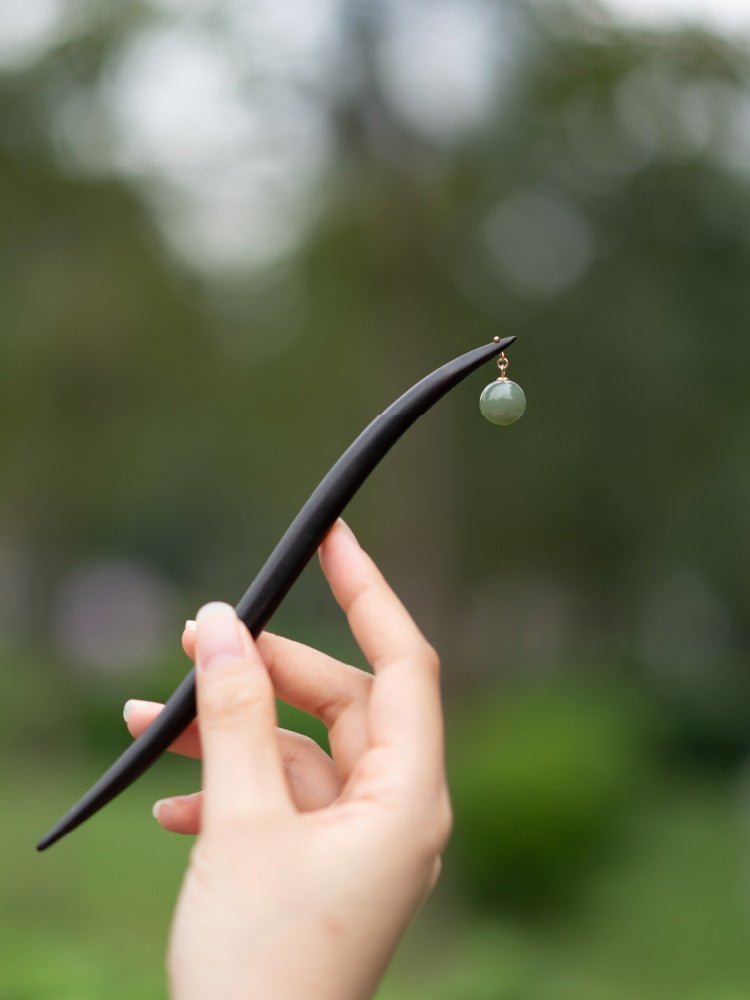 CuiLan Hairpin -Jade Jewelry- ORIENTGEM
