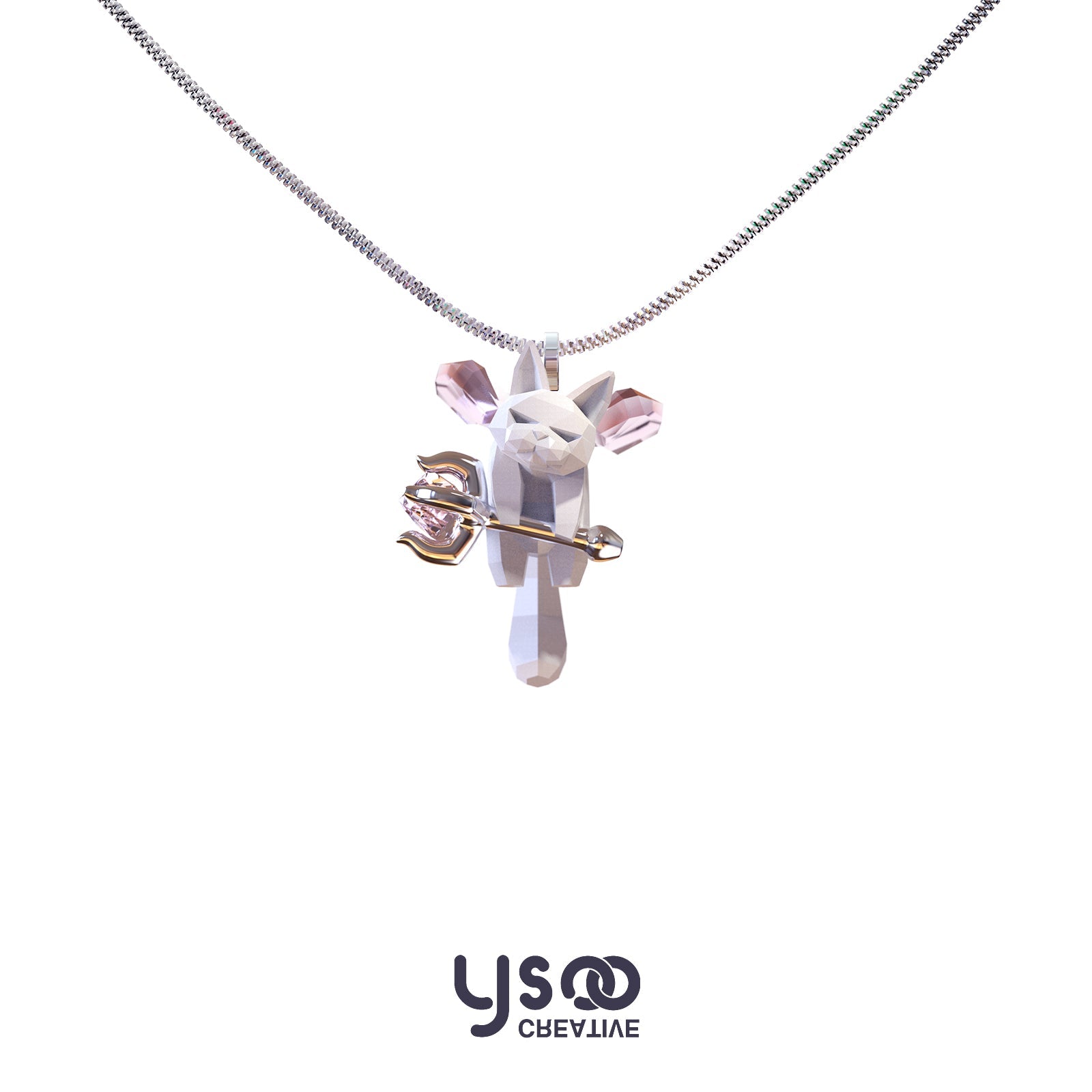 Devil Cat Necklace - earring - ORIENTGEM
