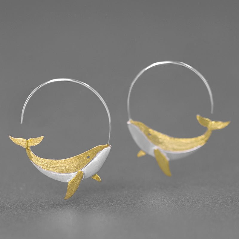 Dolphin Earrings - earring - ORIENTGEM