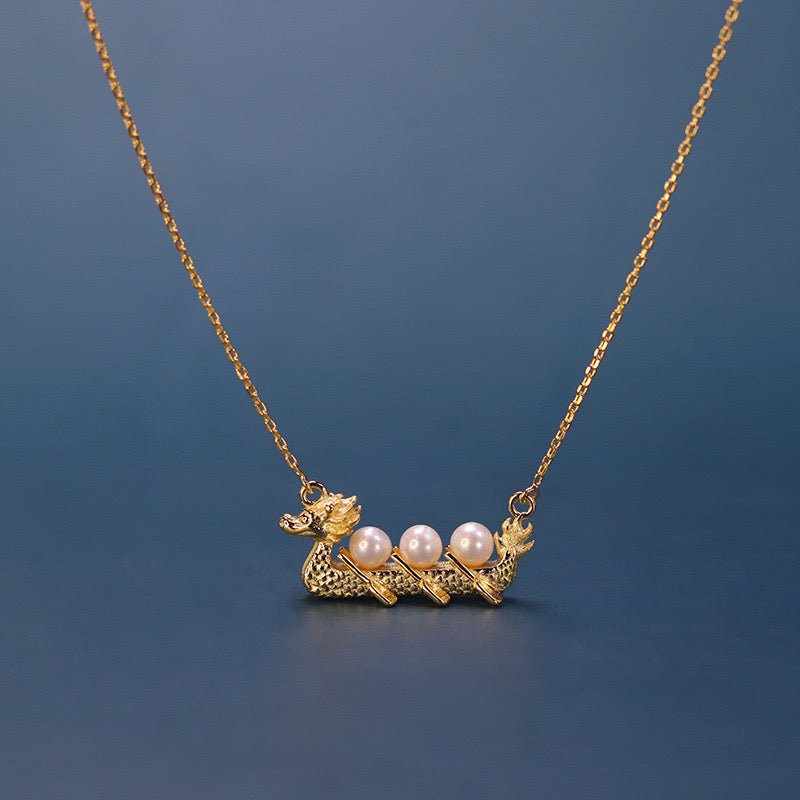 Dragon Boat Necklace - necklace - ORIENTGEM