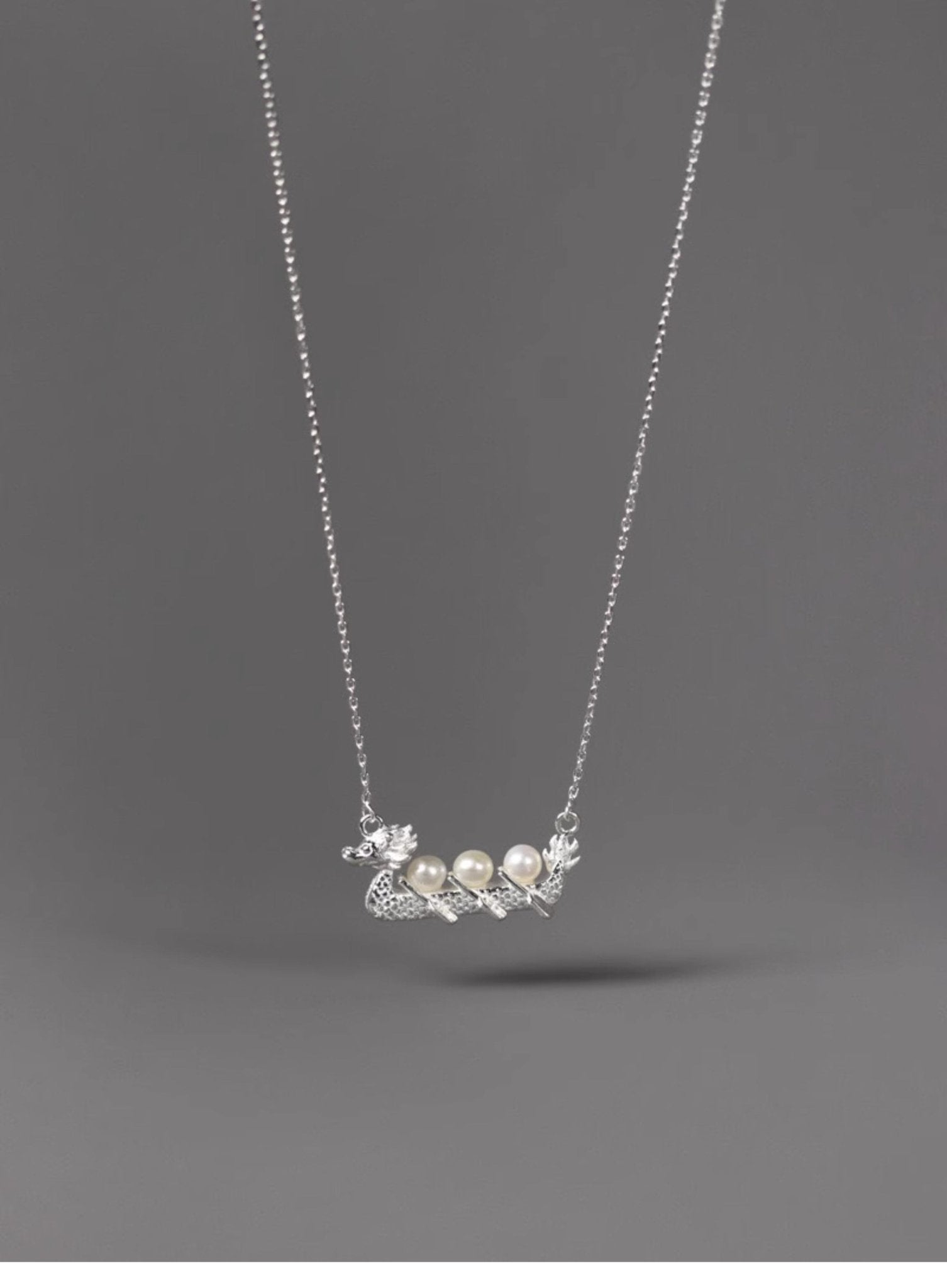Dragon Boat Necklace - necklace - ORIENTGEM