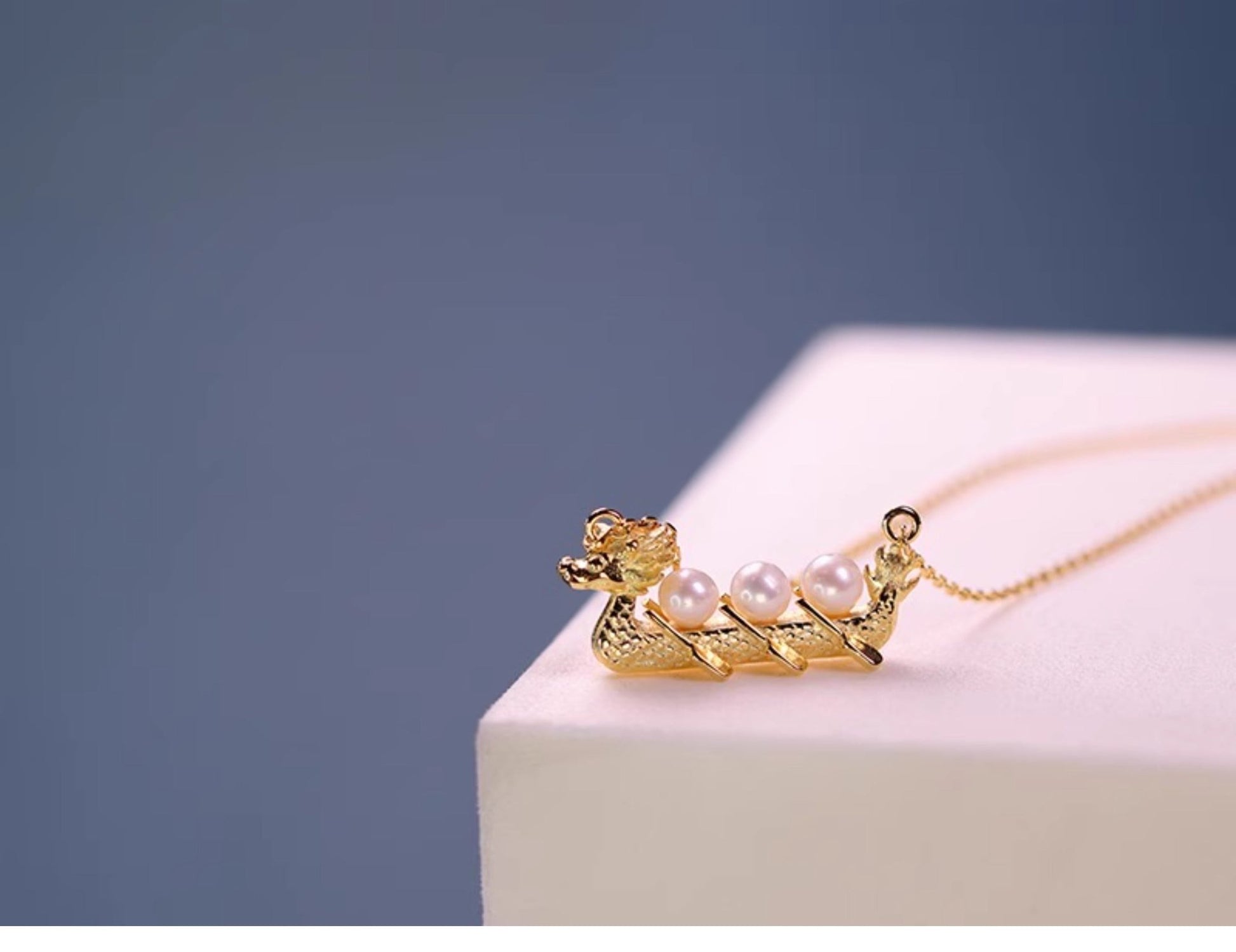 Dragon Boat Necklace - necklace - ORIENTGEM