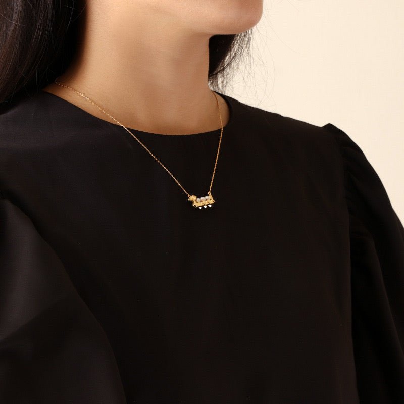 Dragon Boat Necklace - necklace - ORIENTGEM