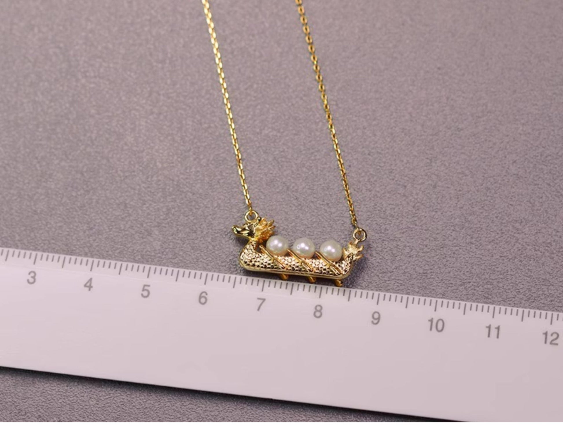 Dragon Boat Necklace - necklace - ORIENTGEM