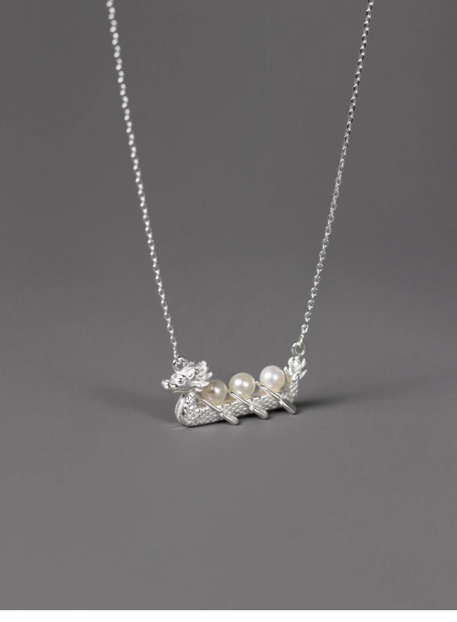 Dragon Boat Necklace - necklace - ORIENTGEM
