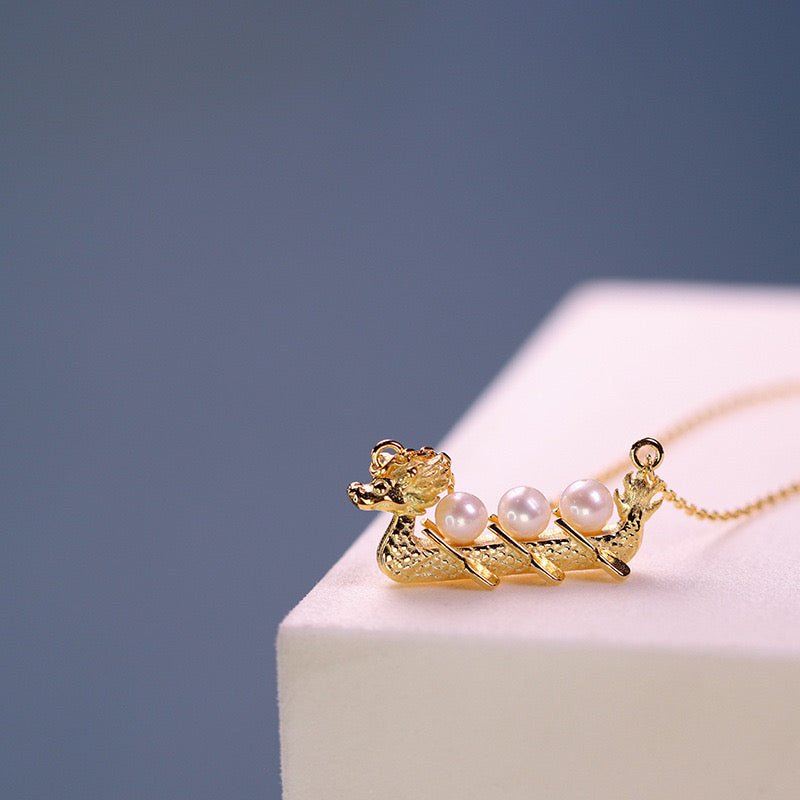 Dragon Boat Necklace - necklace - ORIENTGEM