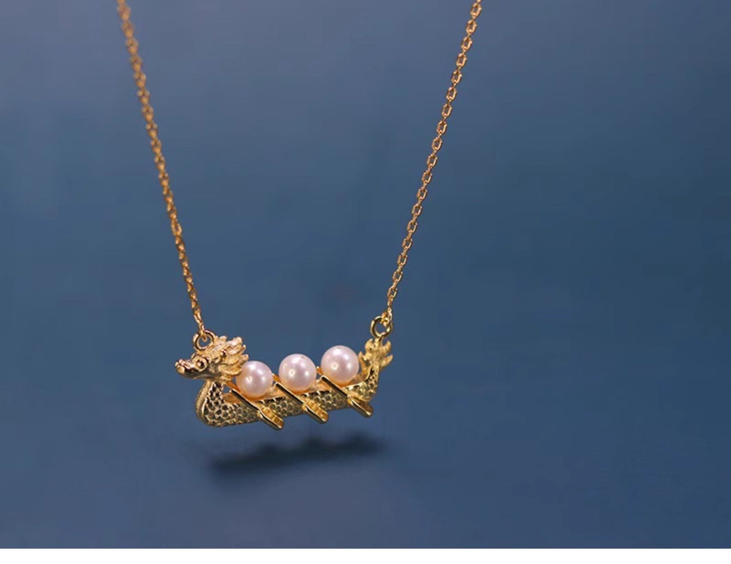 Dragon Boat Necklace - necklace - ORIENTGEM