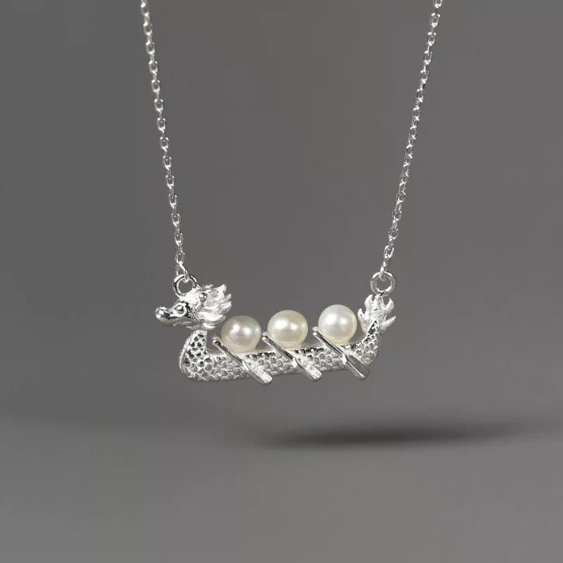 Dragon Boat Necklace - necklace - ORIENTGEM