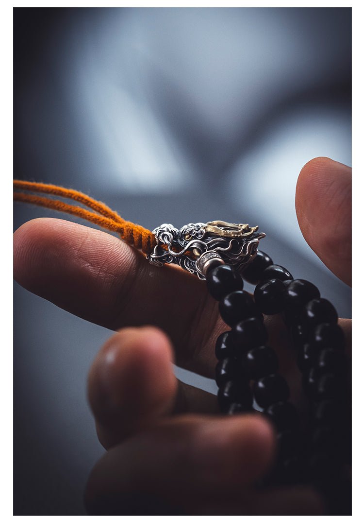 Dragon Bracelet with 108 bodhi beads - Bracelets - ORIENTGEM