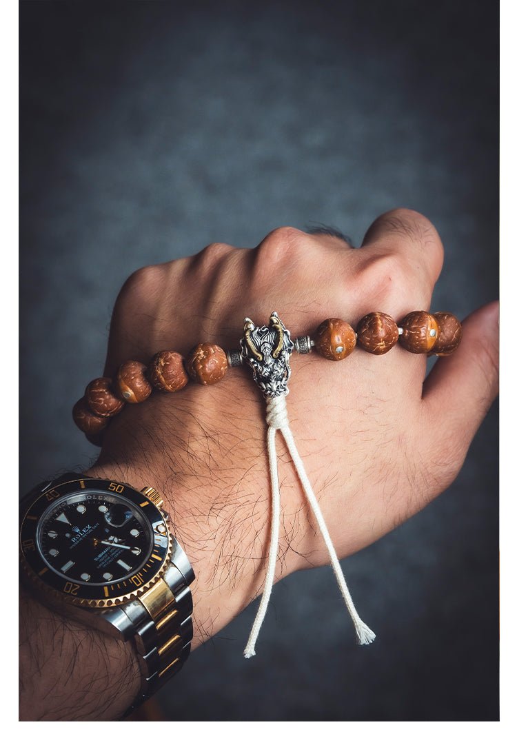 Dragon Bracelet with 108 bodhi beads - Bracelets - ORIENTGEM