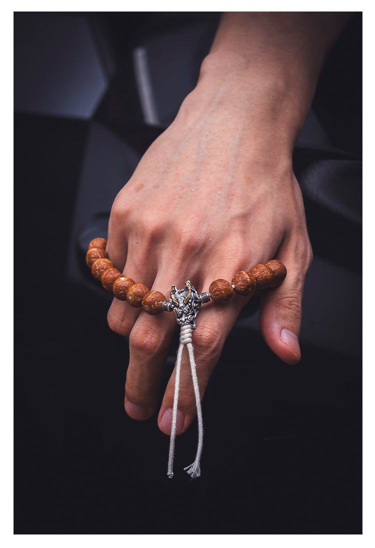 Dragon Bracelet with 108 bodhi beads - Bracelets - ORIENTGEM
