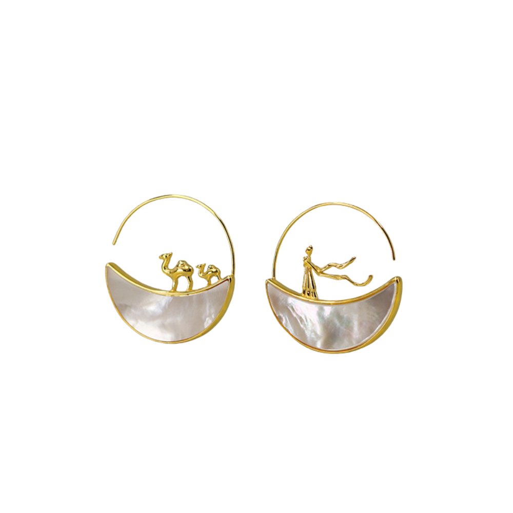 DunHuang Earrings - earring - ORIENTGEM