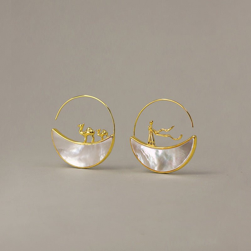 DunHuang Earrings - earring - ORIENTGEM