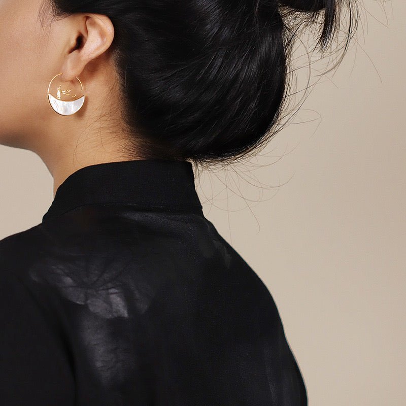 DunHuang Earrings - earring - ORIENTGEM