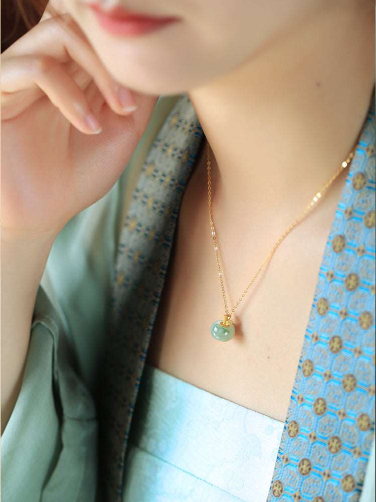 Emerald Whisper necklace - necklace - ORIENTGEM