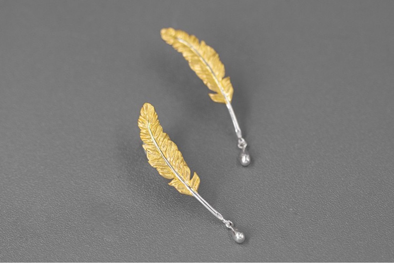 Feather Earrings - earring - ORIENTGEM