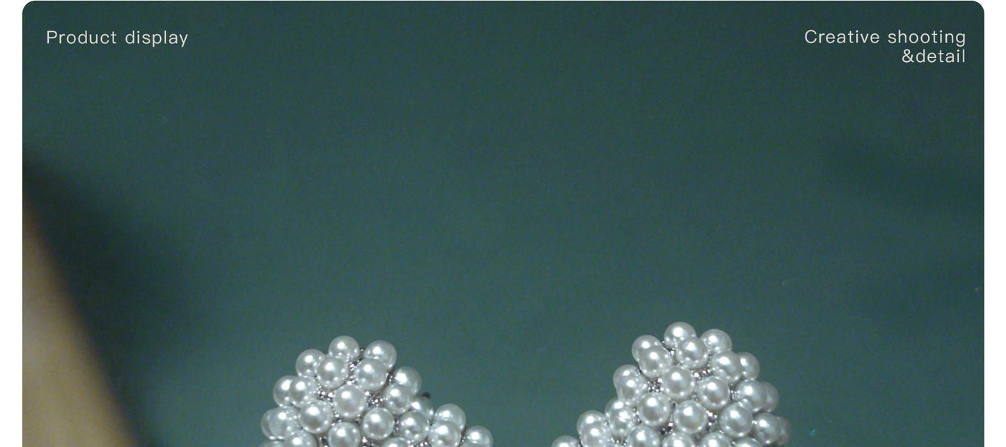 Heart Shaped Pearl Earrings - earring - ORIENTGEM