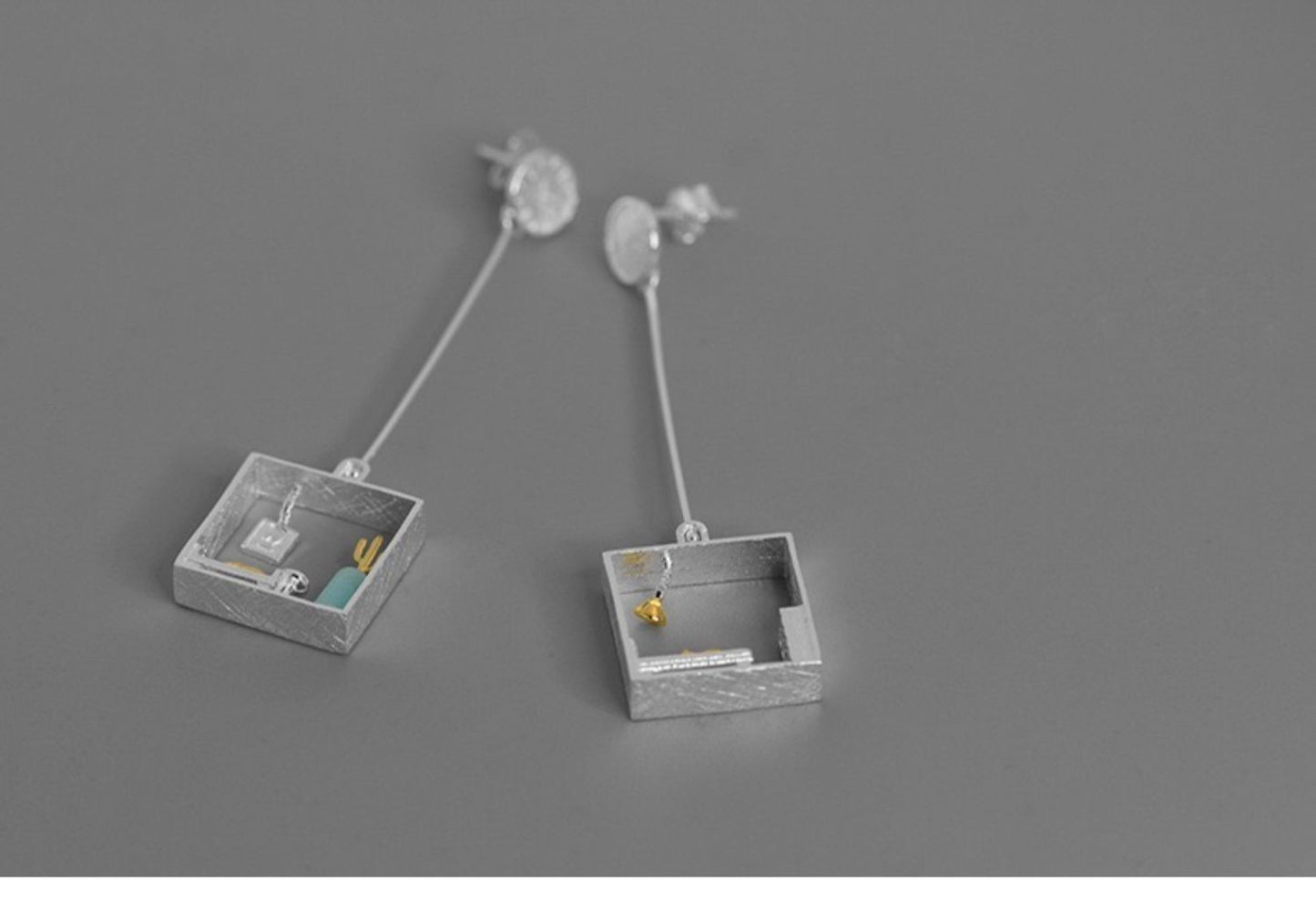 House Kitty Earrings - earring - ORIENTGEM