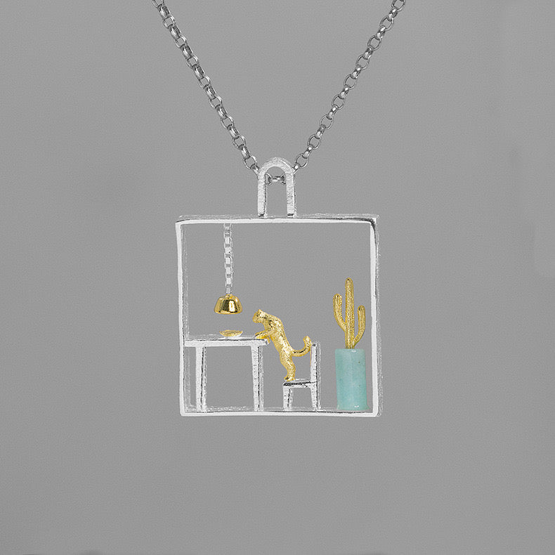 House Kitty Necklace - OrientGem