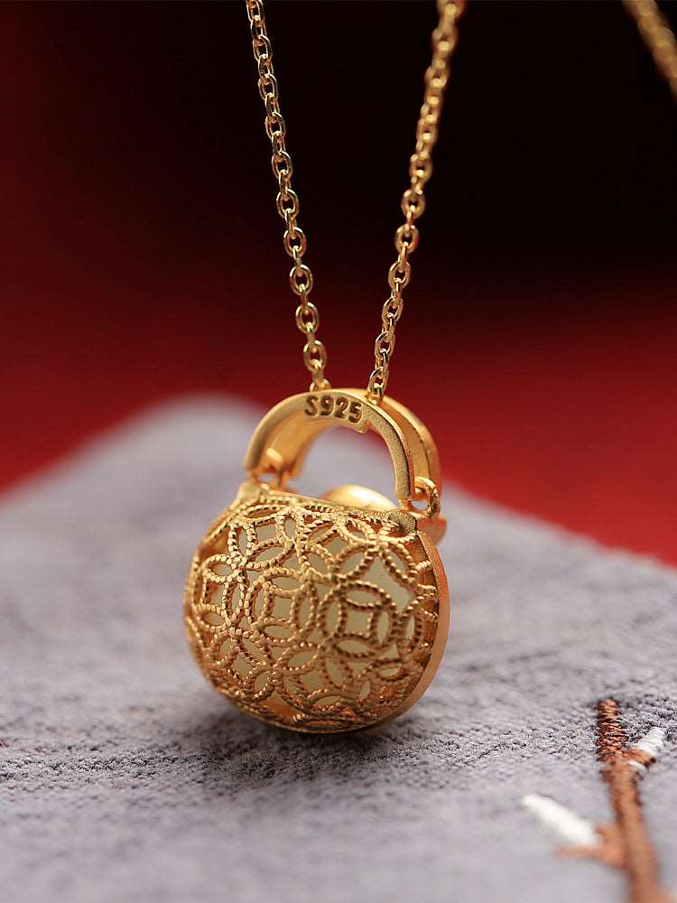 Lucky Bag Jade Necklace| Jade Jewelry - necklace - ORIENTGEM