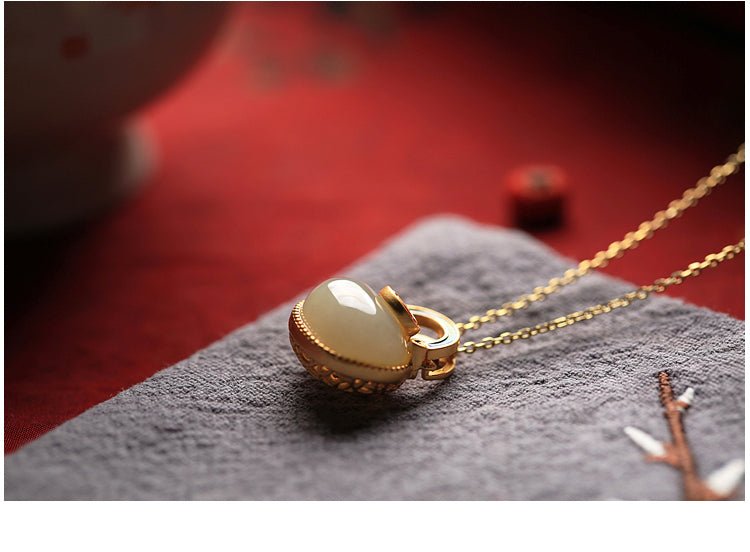 Lucky Bag Jade Necklace| Jade Jewelry - necklace - ORIENTGEM