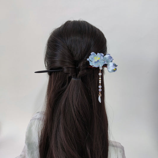 Luxuriantia Velvet Flower Hairpin Wedding Flower - Hairpin - ORIENTGEM
