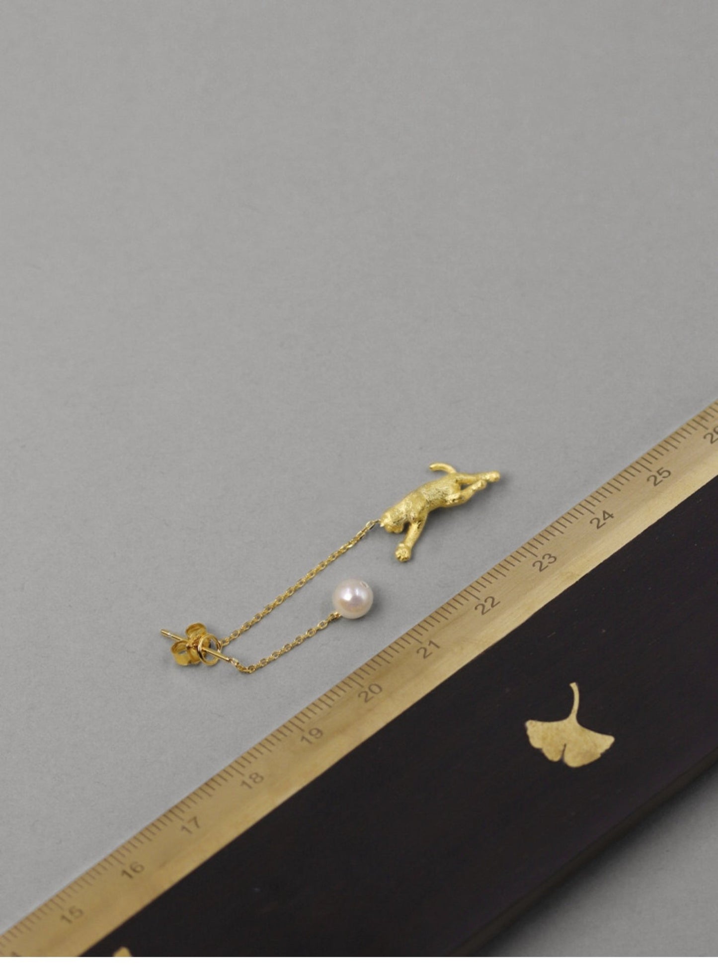 Moon Cats Earrings - earring - ORIENTGEM