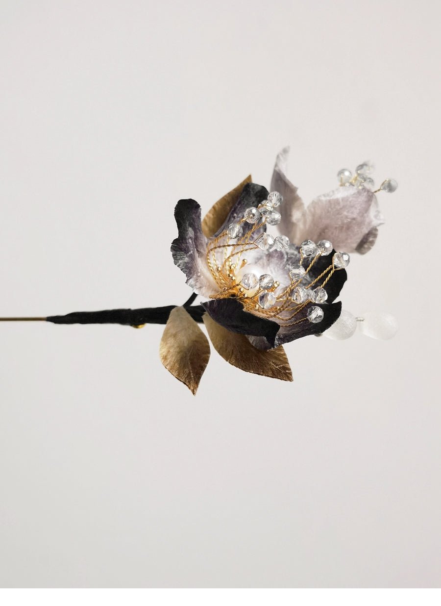 Multus Specialis Velvet Flower Brooch - ORIENTGEM