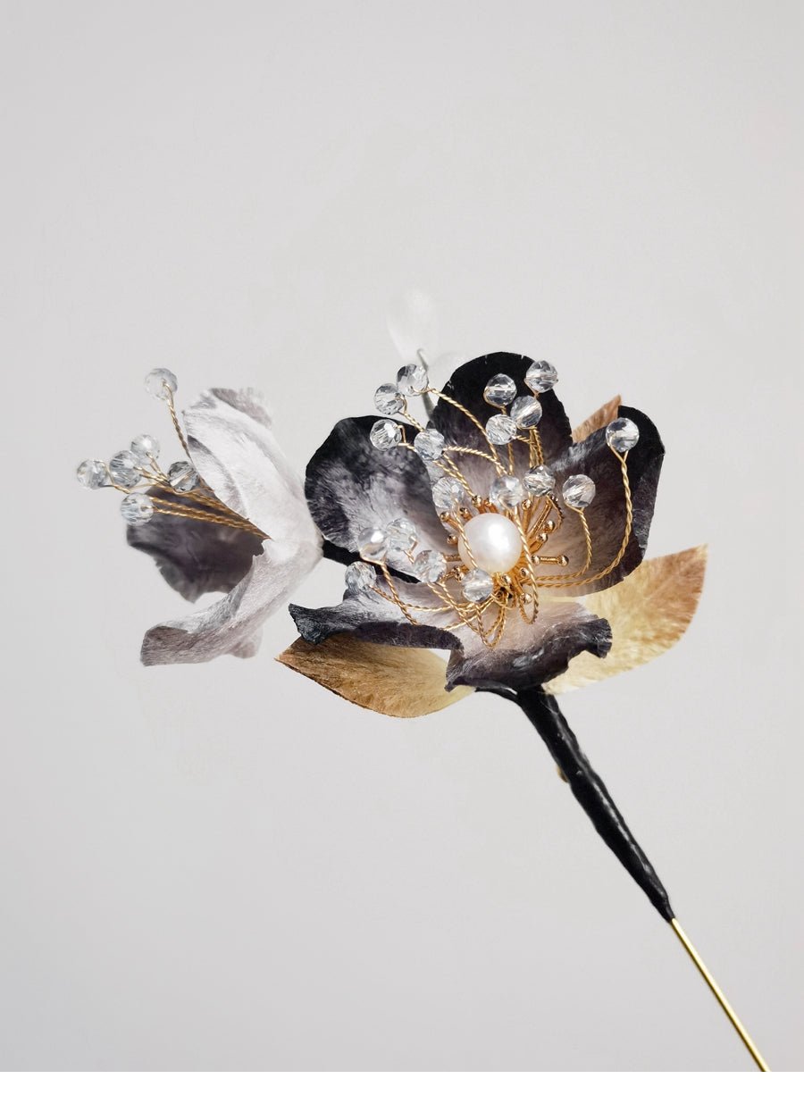Multus Specialis Velvet Flower Brooch - ORIENTGEM