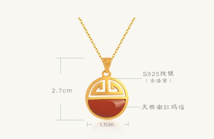 Peace Sign Jade Necklace|Stylish Jade Jewelry - OrientGem