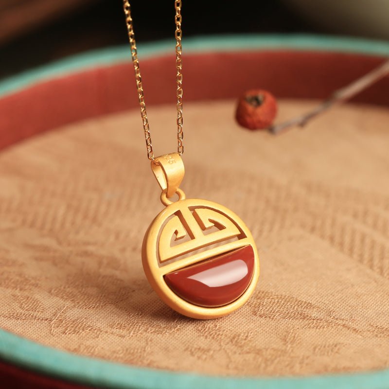 Peace Sign Jade Necklace|Stylish Jade Jewelry - OrientGem