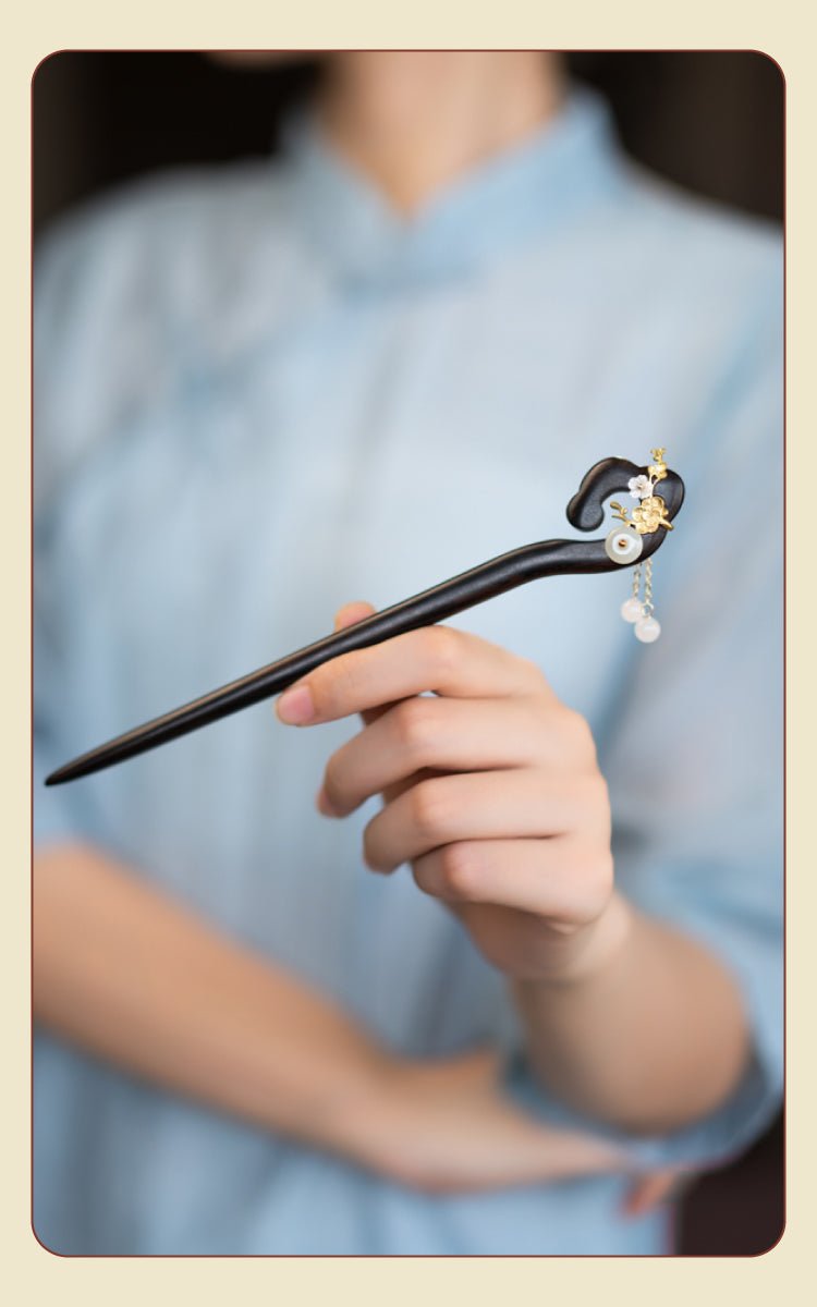 Plum Blossom Hairpin - Hairpin - ORIENTGEM