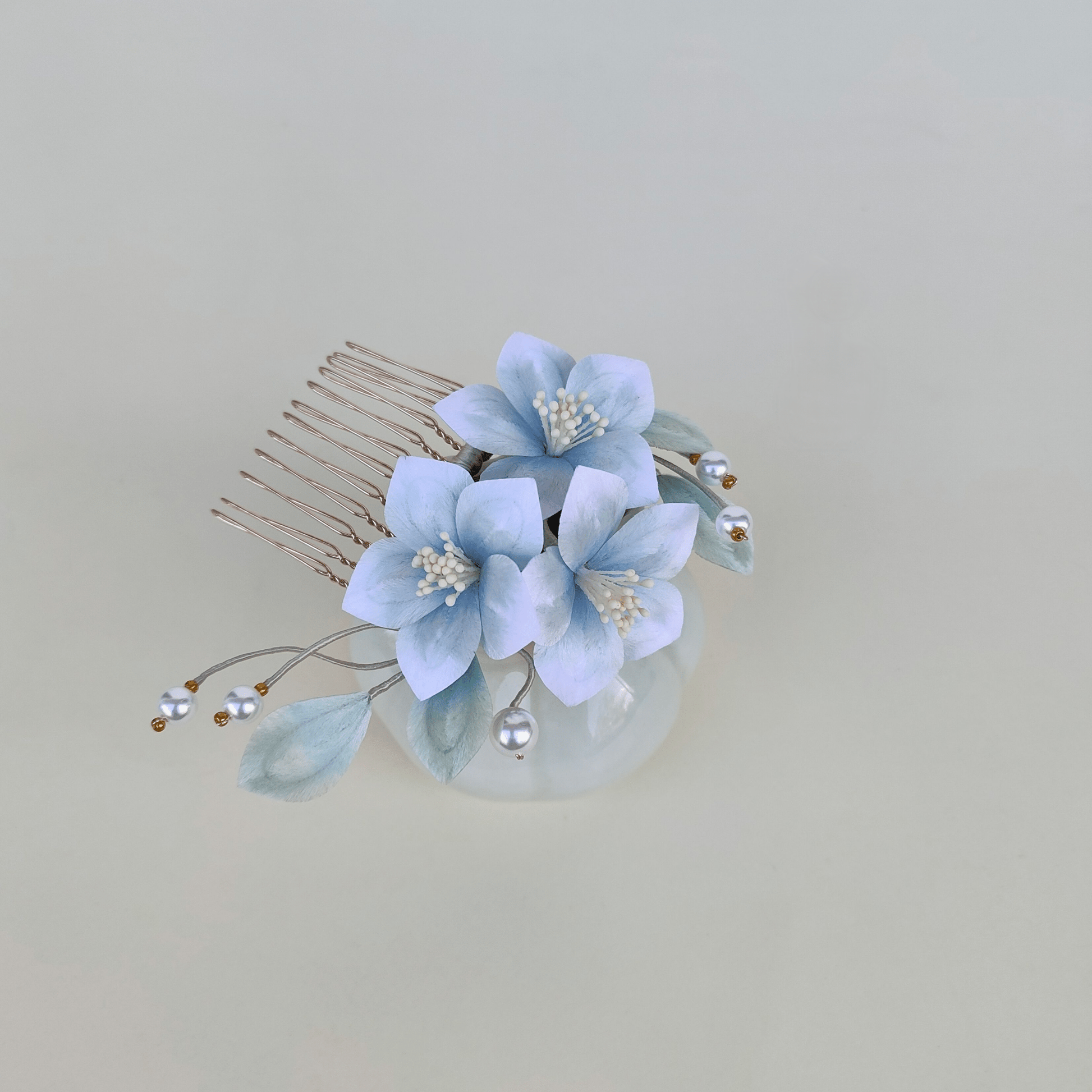 Qinghe Velvet Flower Hairpin - Hairpin - ORIENTGEM
