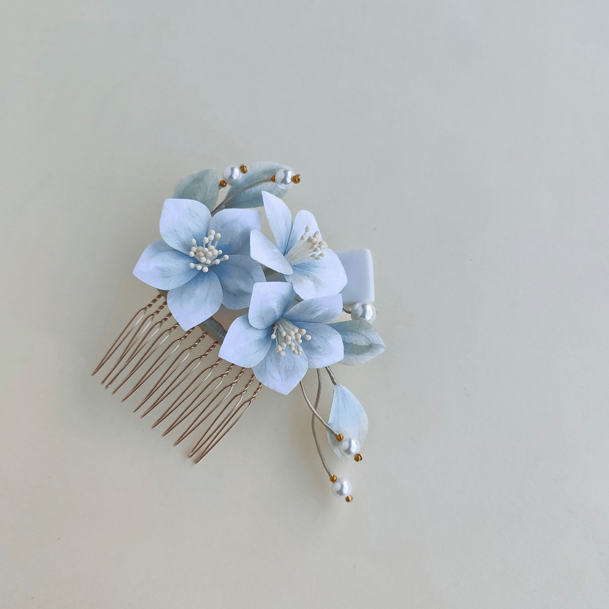 Qinghe Velvet Flower Hairpin - Hairpin - ORIENTGEM
