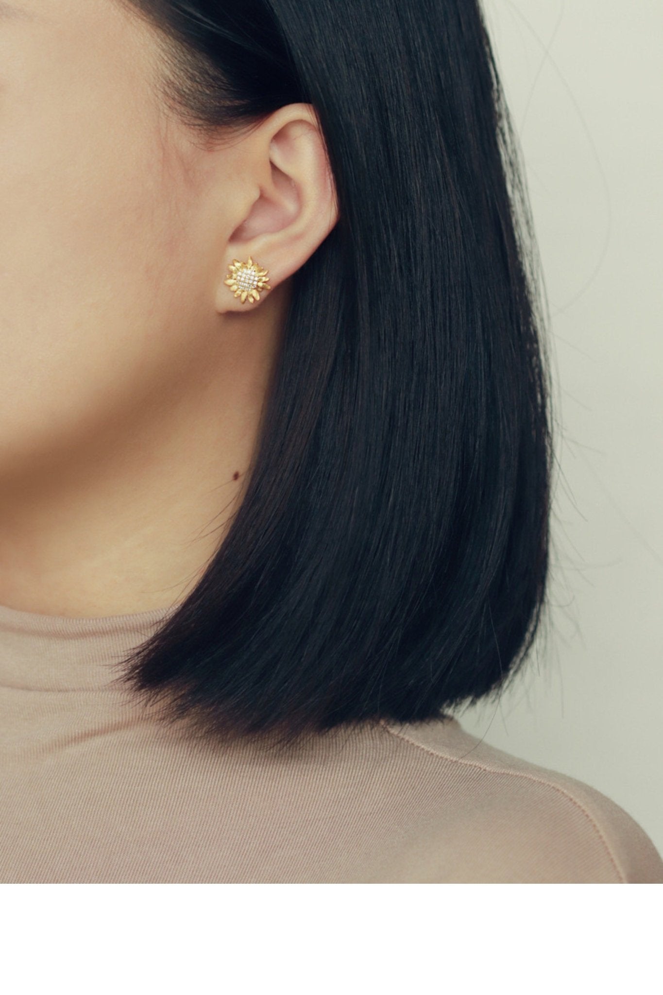 Sun - Flowers Earrings - earring - ORIENTGEM