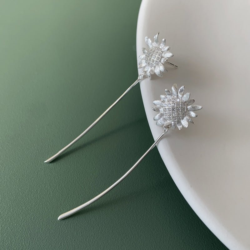 Sun - Flowers Earrings - earring - ORIENTGEM