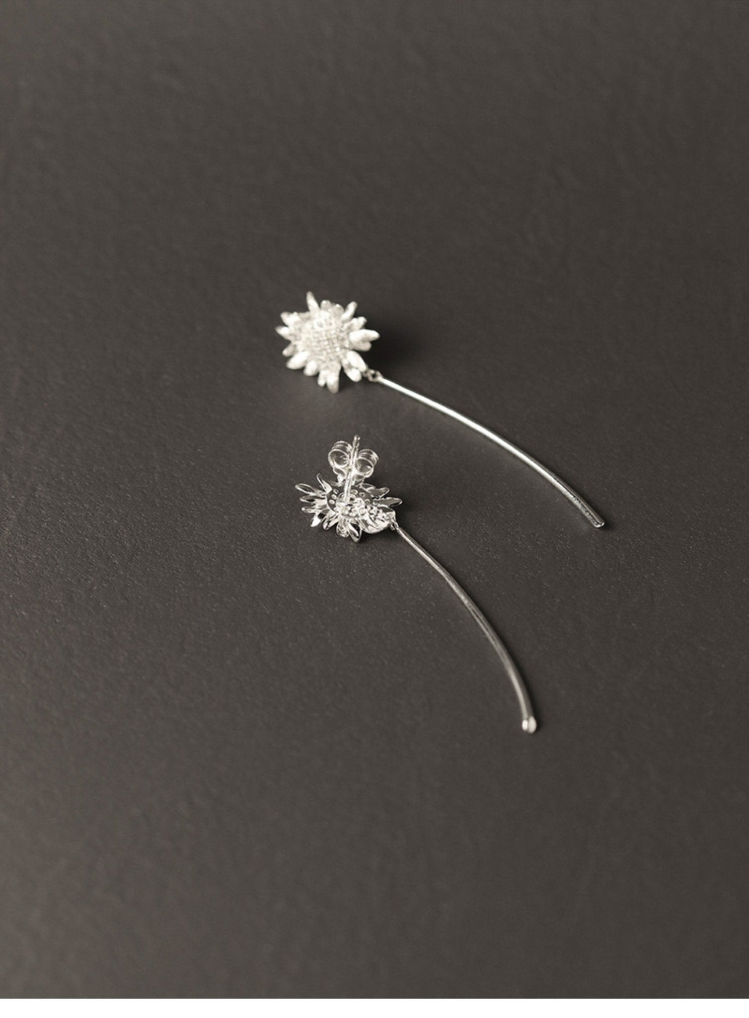 Sun - Flowers Earrings - earring - ORIENTGEM